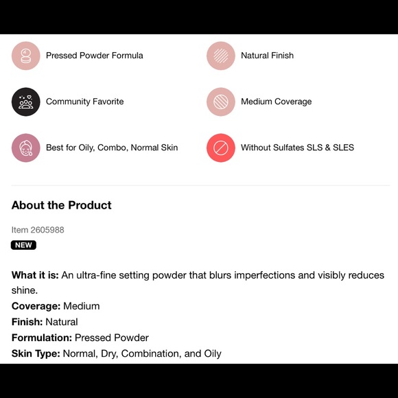 SOLD 🆕 Charlotte Tilbury MEDIUM Flawless Finish Powder New in Box NIB - Picture 7 of 7